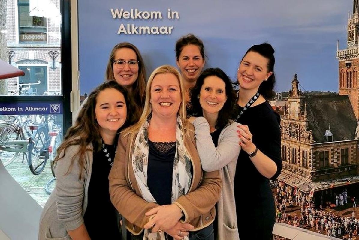 Het medewerkersteam van de VVV